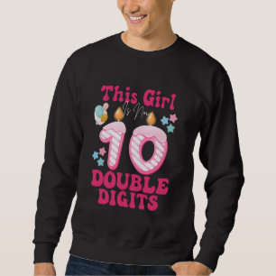 Sudadera Este Chica ahora tiene 10 dígitos dobles donados a