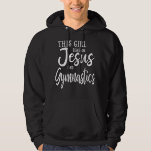Sudadera Este Chica Corre Sobre Jesús Y Camiseta De Gimnasi