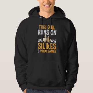 Sudadera Este Chica Funciona Con Pollos De Silkie Y Videoju
