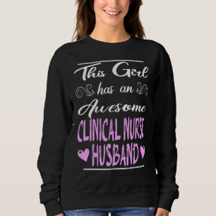 Sudadera Este Chica Tiene Un Maravilloso Esposo De Enfermer