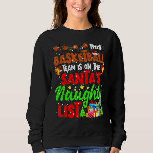 Sudadera Este Equipo De Baloncesto Está En La Santa List Ch