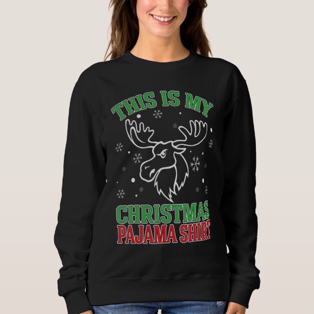 Sudadera Este es el feriado de Navidad de mis Navidades Paj (Anverso)
