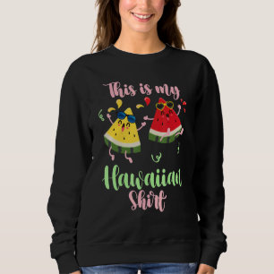 Sudadera Este Es Mi Agua De Playa Luau Aloha Hawaii