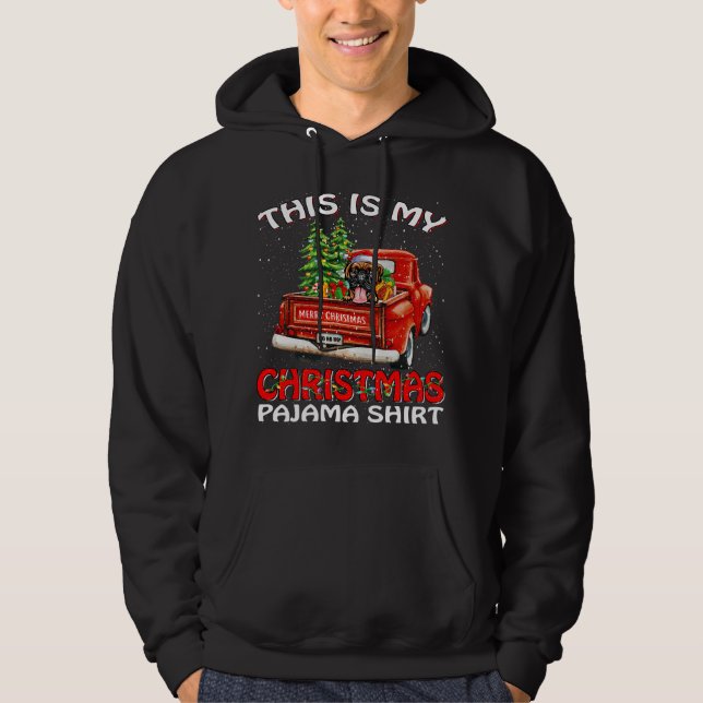 Sudadera este es mi árbol del camión de boxeadores pajama d (Anverso)