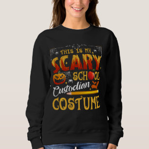 Sudadera Este Es Mi Asustado Custodio Escolar Costume Graci