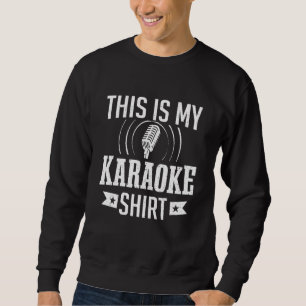 Sudadera Este es mi cantante musical de karaoke cantando 1