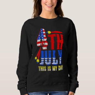 Sudadera Este Es Mi Día De La Independencia El 4 De Julio D