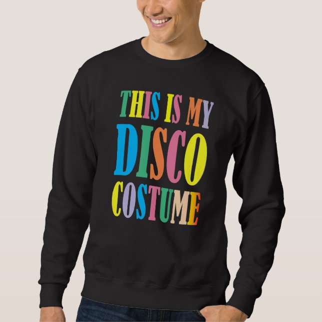 Sudadera Este es mi disco disectivo disco 70 Fiesta Retr (Anverso)