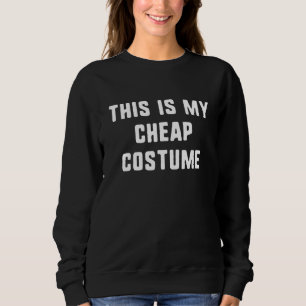 Sudadera Este Es Mi Disfraz Barato Halloween Perezoso Fácil