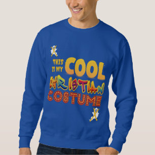 Sudadera Este Es Mi Disfraz Cristiano GENIAL de Halloween