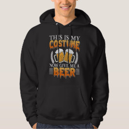 Sudadera Este es mi disfraz, dame una cerveza Halloween