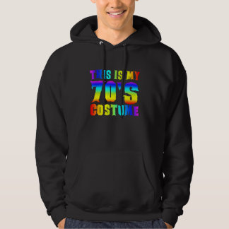 Sudadera Este es mi disfraz de 70 hombres felices de Hallow