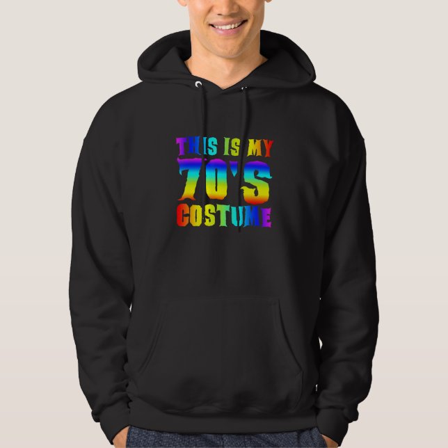 Sudadera Este es mi disfraz de 70 hombres felices de Hallow (Anverso)
