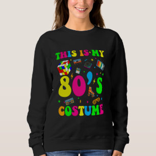 Sudadera Este es mi disfraz de 80, una brillante idea Fiest