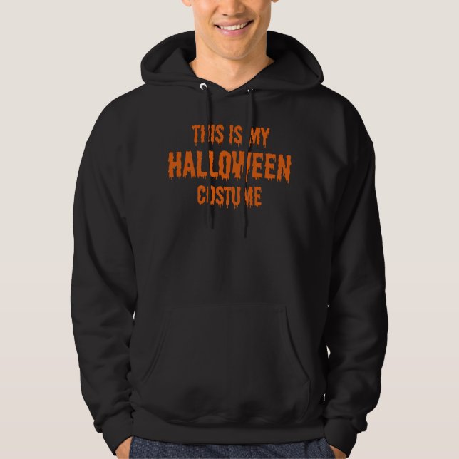 Sudadera este es mi disfraz de halloween (Anverso)