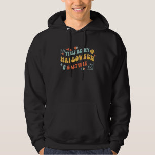 Sudadera Este Es Mi Disfraz De Halloween Años 70 Groovy Muj