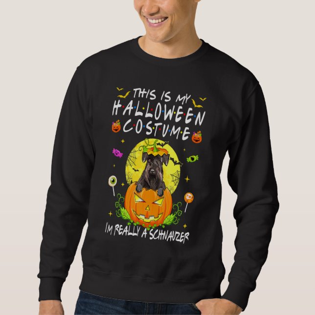 Sudadera Este es mi disfraz de Halloween. Soy realmente un  (Anverso)