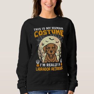 Sudadera Este es mi disfraz de humano. Realmente soy un Lab