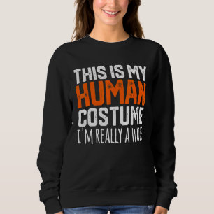SUDADERA ESTE ES MI DISFRAZ DE HUMANO REALMENTE SOY UN LOBO