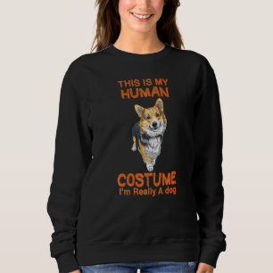 Sudadera Este es mi disfraz de humano. Realmente soy un per
