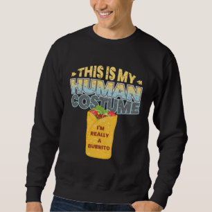 Sudadera Este es mi disfraz de humano Soy realmente un burr