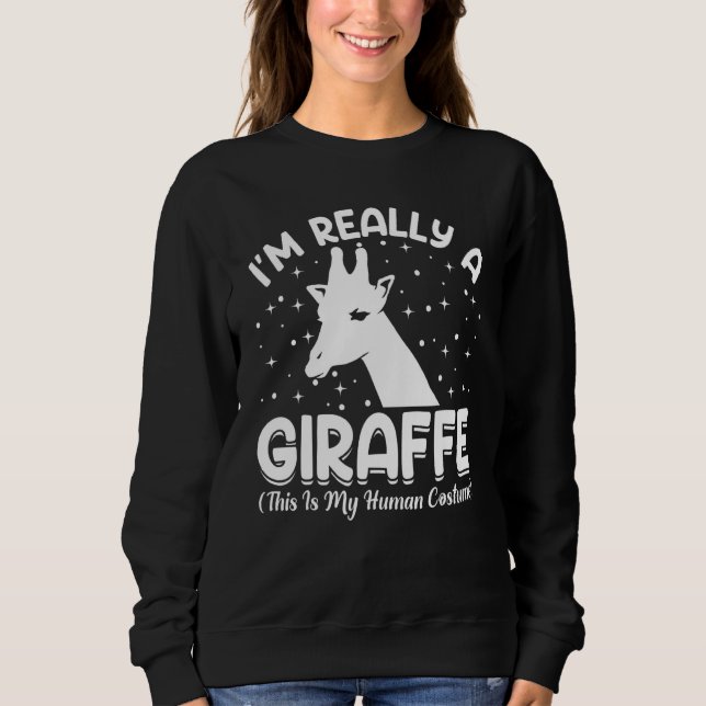 Sudadera Este Es Mi Disfraz De Humano Soy Realmente Una Jir (Anverso)