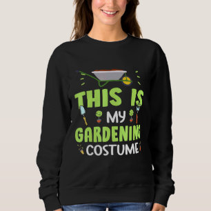 Sudadera Este Es Mi Disfraz De Jardinería Plantilla De La B
