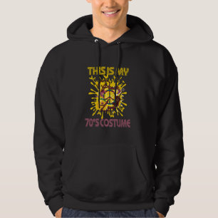 Sudadera Este es mi disfraz de los 70 Tema de fiesta hippie