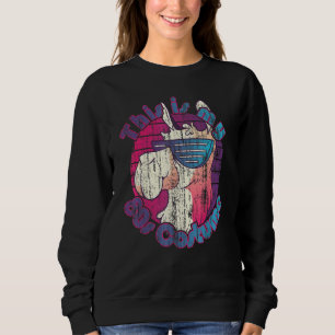 Sudadera Este es mi disfraz de los 80´s Gafas de Alpaca LLa