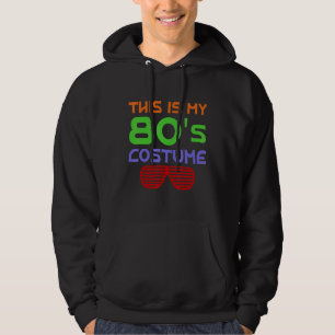 Sudadera Este es mi disfraz de los 80s Reproductor de CD Mp