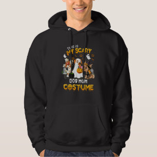 Sudadera Este Es Mi Disfraz De Mamá De Perro Asustadiza