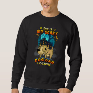 Sudadera Este Es Mi Disfraz De Papá Perro Asustadizo De Hal