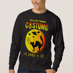 Sudadera Este es mi disfraz humano, en realidad soy una cal