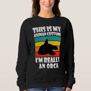 Sudadera Este es mi disfraz humano, en realidad soy una Orc
