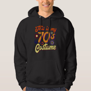 Sudadera Este es mi disfraz retro vintage de los 70's