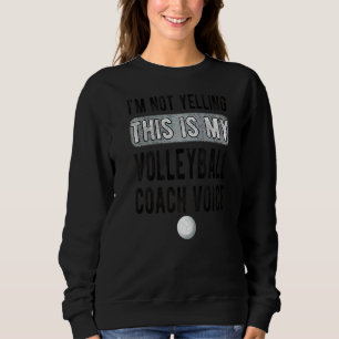 Sudadera Este Es Mi Entrenador De Voleibol