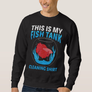 Sudadera Este Es Mi Equipo De Limpieza Del Tanque De Peces