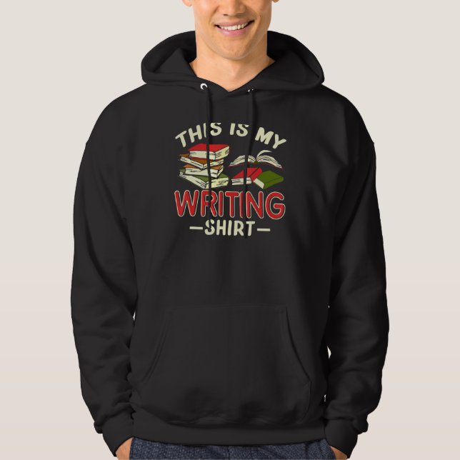 Sudadera Este es mi escrito para escritores autores y poeta (Anverso)