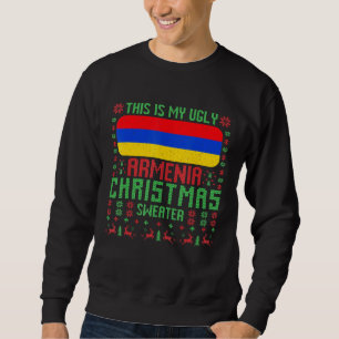 Sudadera Este es mi feo Navidad armenio, dulce armenio