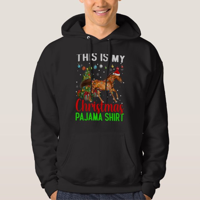 Sudadera Este Es Mi Festividad De Las Luces De Pajama, Navi (Anverso)