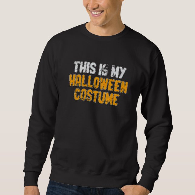 Sudadera Este Es Mi Fiesta De Disfraces De Halloween (Anverso)