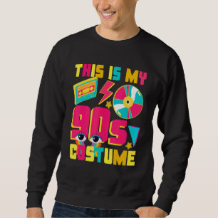 Sudadera Este es mi juego de disfraces de los 90 retro fies