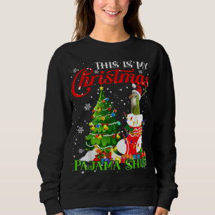 Sudadera Este es mi loro de Navidad de Pajama Quaker