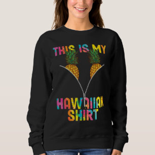 Sudadera Este Es Mi Luau Hawaiano Playa De Hawaii Pino