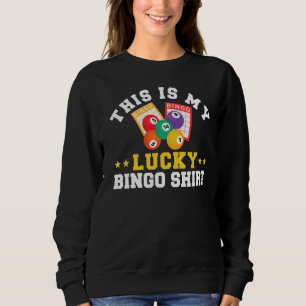 Sudadera Este Es Mi Lucky Bingo Funny Gambling