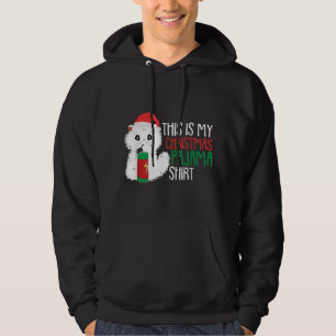 Sudadera Este Es Mi Navidad Camisas Pajama Cute Gato Gatito
