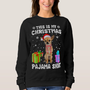Sudadera Este Es Mi Navidad Chihuahua Perro Pajama Pajama P