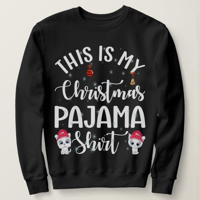 Sudadera Este es mi Navidad Pajama (Anverso del diseño)