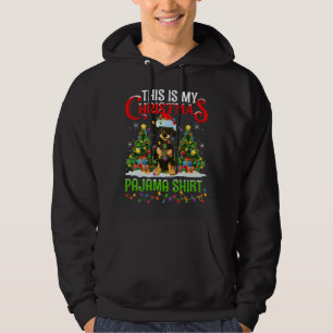 Sudadera Este Es Mi Navidad Pajama Enciende Dachshund Dog X