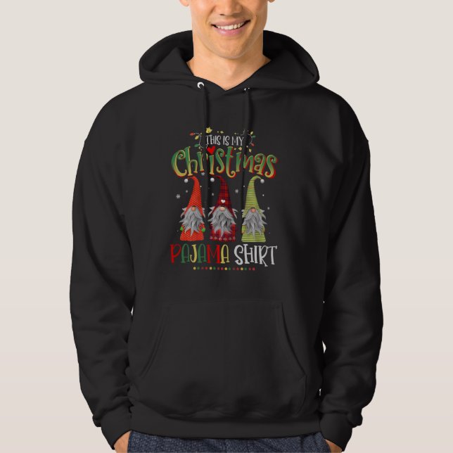 Sudadera Este Es Mi Navidad Pajama Gnomes Merry Xmas Gnom (Anverso)